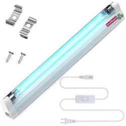 $510.14 - 1Kit, 8W, 110V, 12m² de Sanitización, Paralelo, Lámpara, Enchufe, Vidrio y Aluminio., MXUVG-001, Empaque: 38X6X5 cm, 0.200kg, Envío: 0 Días