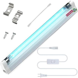 $1637.36 - 1Kit, 15W, 110V, 9m² de Sanitización, Paralelo, 1 Lámparas, 1 Enchufe, Vidrio y Aluminio., MXUVW-001, Empaque: 53X13X16 cm, 0.200kg, Envío: 0 Días