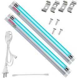$811.10 - 2Kits, 6W, 110V, 9m² de Sanitización, Serie, 2 Lámpara, 1 Puente,1 Enchufe, Vidrio y Aluminio., MXUVS-002, Empaque: 26X6X8 cm, 0.270kg, Envío: 0 Días