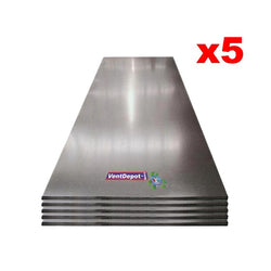 $21808.28 - 5Pzas, 1.22x7.32m, C. 26, Lamina Lisa, Material: Acero con Acabado Aluminio Zinc, Gris., MXAZC-036, Empaque: 40X127X737 cm, 255.7kg, Envío: 8 Días