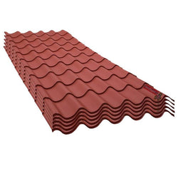 $8084.33 - 5Pzs, 0.98x2.44m, Calibre: 26, Galvateja, Material: Acero, Acabado: Rojo, Peralte: 4.31 cm., MXGTE-002, Empaque: 30X110X250 cm, 65kg, Envío: 8 Días