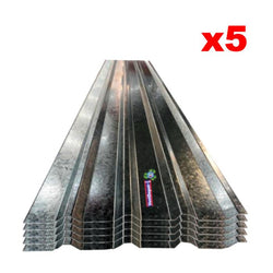 $16891.75 - 5Pzas, 0.72x7.32m, Calibre 26,Perfil R-72, Material: Acero con Acabado Zintro Alum, Peralte 25mm., MXSZA-036, Empaque: 40X77X737 cm, 117.90kg, Envío: 6 Días