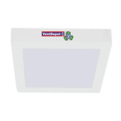 $584.09 - 2 pzas, 12W, Blanco Cálido, 85/265V, 3000K, 720 Lm, Sobreponer LED, Marco Aluminio Blanco., MXSQM-002, Empaque: 40X12X40 cm, 0.40kg, Envío: 4 Días