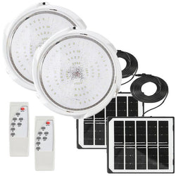 $1880.49 - 2Kits, 100W, 136 LED, Panel Solar 6V 6W, 6500K., MXDLI-002, Empaque: 33X26X26 cm, 1.788kg, Envío: 15 Días