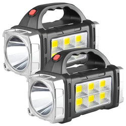 $1228.52 - 2Pzas, Negro/Plata, 80-150m XPE, 20-50m LED, 1XPE, 8LED, 6COB., MXOSX-002, Empaque: 12X18X10 cm, 0.52kg, Envío: 0 Días