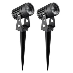 $711.84 - 2 Pzas, Luz Amarilla, 100/240VCA, 400Im, 5W, LED, Apert.30°, 3000K, IP 50, Negro Mate, Acero Inoxidable., MXSKG-002, Empaque: 12X27X6 cm, 0.600kg, Envío: 0 Días