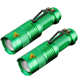 $398.03 - 2 Pzs, Verde, 2000 lm, 50m, 1xAA., MXLCG-002, Empaque: 5X10X5 cm, 3kg, Envío: 0 Días