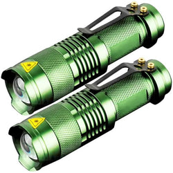 $417.20 - 2Pzas, Verde Militar, 2000 lm, 50m, 1xAA., MXMIY-002, Empaque: 4X 10X 4 cm, 0.40kg, Envío: 0 Días