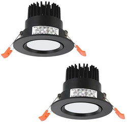$508.55 - 2 pzas, 110lm, 3000K, 5W, Blanco Cálido, Apertura 60°, 42 IP, Aluminio Negro., MXBKG-002, Empaque: 40X12X40 cm, 0.40kg, Envío: 20 Días