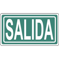 $99.31 - 40x20 cm, De Evacuación, Leyenda de Salida, Fotoluminicente, MXSEV-008, Empaque: 40X20X1 cm, 0.16kg, Envío: 0 Días