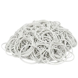 $2398.71 - 25Paq,  100 Pzas, 4cm, Blanco, Ligas Elásticas de Goma., MXFGQ-009, Empaque: 9X12X1 cm, 1350kg, Envío: 0 Días