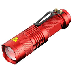 $206.52 - 1 Pza, Rojo, 2000 lm, 50m, 1xAA.  , MXRCI-001, Empaque: 3X10X3 cm, 0.61kg, Envío: 0 Días