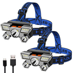 $1333.03 - 2 Pzas, 100m, 5 LED Focalizados, 60 Grados de Apertura, 1000ml, Recargable USB-C, Batería Litio., MXWLT-002, Empaque: 6X6X9 cm, 0.26kg, Envío: 0 Días