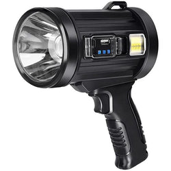 $1111.75 - 1Pza, 1 LED P90, 25 LED COB, 900000lm, 800m, 10000mAh., MXTOU-001, Empaque: 24X17X11 cm, 0.580kg, Envío: 0 Días