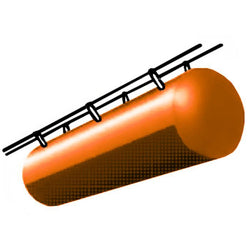 $16724.38 - 54"Ø, 10m, 30000CFM, 51000m3/hr, Salida 180°, Color Naranja, MXRWN-596, Empaque: 500X500X55 cm, 3.4kg, Envío: 10 Días