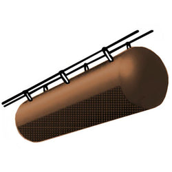 $2420.18 - 38"Ø, 1m, 13300CFM, 22610m3/h, Salida 180°, Color Café, MXRWN-396, Empaque: 100X100X10 cm, 0.26kg, Envío: 18 Días