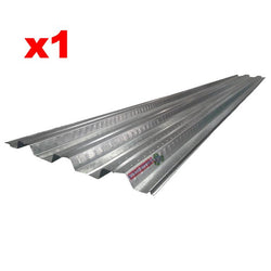 $6502.29 - 1Pza, 0.915x7.32m, Calibre 22, Peralte: 2.5", Acero con Acabado galvanizado., MXACR-017, Empaque: 6X91X732 cm, 8.33kg, Envío: 6 Días