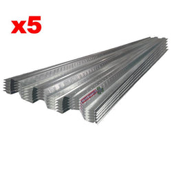 $32511.39 - 5Pzs, 0.915x7.32m, Calibre 22, Peralte: 2.5", Acero con Acabado galvanizado., MXACR-018, Empaque: 31X91X732 cm, 8.33kg, Envío: 6 Días