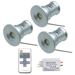$587.63 - 3x1W, 12V, Luz 6000K, LED de 120°, 3 Focos, 1 Control, 1 Regulador, Silver., MXIMS-001, Empaque: 10X 5X 4 cm, 0.036kg, Envío: 0 Días
