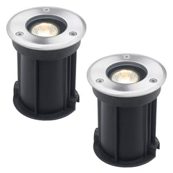 $800.36 - 2 pzas, 100/240V, 75lm, 1W, LED, Apert. 24°, 3000°K, IP 65, Acabado Aluminio, Acero Inoxidable., MXBUR-002, Empaque: 20X9X6 cm, 0.800kg, Envío: 0 Días