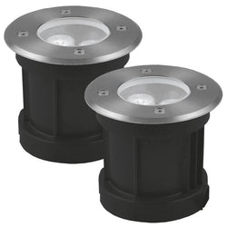 $1236.63 - 2 pzas, 100/240V, 225lm, 3W, LED, Apert. 24°, 3000°K, IP 65, Acabado Aluminio, Acero Inoxidable., MXBUS-002, Empaque: 22X10X9 cm, 1kg, Envío: 0 Días