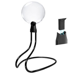 $436.91 - 1Pza, 11cmØ, Óptico 5X, Soporte 64cm, Negro., MXVMA-001, Empaque: 20X13X4 cm, 0.33kg, Envío: 0 Días