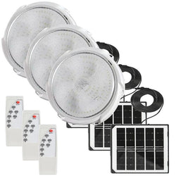$3520.95 - 3Kits, 200W, 246 LED, Panel Solar 6V 8W, 6500K., MXDLL-003, Empaque: 38X30X30 cm, 4.2kg, Envío: 0 Días