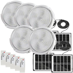 $5868.24 - 5Kits, 200W, 246 LED, Panel Solar 6V 8W, 6500K., MXDLL-005, Empaque: 38X30X50 cm, 7kg, Envío: 0 Días