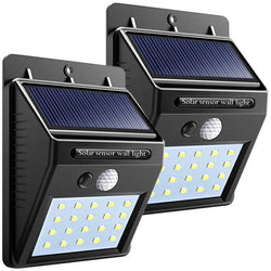$622.82 - 2Pzas, 4W, 20 LED, Panel Solar 0.55W, Batería 3.7V 800mAh, Sensor PIR., MXEOL-002, Empaque: 10X16X12 cm, 0.260kg, Envío: 0 Días