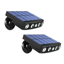 $1732.37 - 2 Pzas, 400lm, Luz Blanca, 6000k, Carcasa Negro, Iluminación a 120°, Panel Solar, 4LEDs, 5V, 1.43W, Sensor de Movimiento., MXRSR-002, Empaque: 17X14X5 cm, 1.0kg, Envío: 0 Días