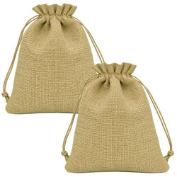 $52.29 - 2Pzas, Camel, 10x14cm, Bolsa de Lino Yute., MXLLJ-002, Empaque: 11X15X1 cm, 0.01kg, Envío: 0 Días