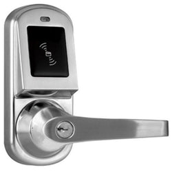 $4495.09 - Grosor Puerta: 35 a 55mm, NFC, Plata, IOS y  Android, Pilas: 4 x AA (No incluidas)., MXDPK-001, Empaque: 20X15X10 cm, 2.5kg, Envío: 15 Días