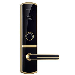 $7423.97 - Grosor Puerta: 30 a 70mm, NFC, Oro, Pilas: 4 x AA (No incluidas)., MXSYK-001, Empaque: 33X 8X 3 cm, 2kg, Envío: 12 Días