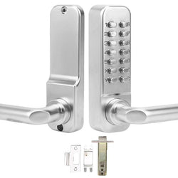 $3906.88 - Grosor Puerta: 35 a 55mm, Inoxidable, Sistema(Mecánico), Resistente al Agua., MXPUK-001, Empaque: 10X20X17 cm, 1.8kg, Envío: 30 Días