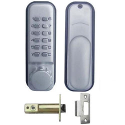 $2126.85 - Grosor Puerta 28 a 65cm, Cromo Satinado, Teclas Mecánicas, Manija Ovalada, Aleación de Zinc., MXDRH-001, Empaque: 16X26X16 cm, 3kg, Envío: 15 Días