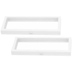 $278.77 - 2Pzas, Blanco, 18x7x2cm, Película de PE Film, Rectangular, Joyero/Exhibidor. , MXVLW-002, Empaque: 19X8X6 cm, 0.12kg, Envío: 0 Días