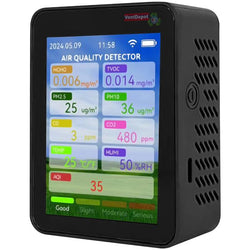 $1269.98 - 1Pza, Negro, 0 a 5000 ppm, 0 °C a 70 °C, 0 a 99%RH, Wi-Fi, USB, 1200mAh., MXAIM-001, Empaque: 10X15X5 cm, 0.200kg, Envío: 0 Días