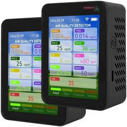 $2539.96 - 2Pzas, Negro, 0 a 5000 ppm, 0 °C a 70 °C, 0 a 99%RH, Wi-Fi, USB, 1200mAh., MXAIM-002, Empaque: 10X15X10 cm, 0.400kg, Envío: 0 Días