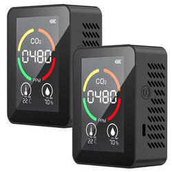 $1519.49 - 2 Pzs, Negro, 400 a 5000 ppm, -10 °C a 70 °C, 0-99% RH, 5 V, USB., MXOXP-002, Empaque: 24X10X24 cm, 0.34kg, Envío: 0 Días