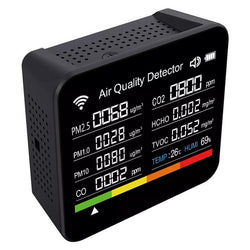 $1008.69 - 1 Pza, Negro, 400 a 5000 ppm, -10 °C a 70 °C, 0-99% RH, 5 V, USB., MXDXD-001, Empaque: 15X10X5 cm, 0.17kg, Envío: 7 Días