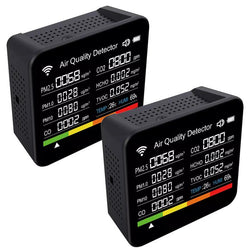 $2017.38 - 2 Pzs, Negro, 400 a 5000 ppm, -10 °C a 70 °C, 0-99% RH, 5 V, USB., MXDXD-002, Empaque: 30X20X10 cm, 0.34kg, Envío: 7 Días