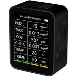 $1279.82 - 1Pza, LCD, Negro, Temp 0°C a 60°C, Humedad 0 a 99%RH, Bluetooth, Wi-Fi, 1 Batería Litio 1200mAh., MXSCJ-001, Empaque: 15X5X13 cm, 0.26kg, Envío: 0 Días