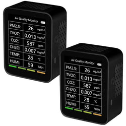 $2559.64 - 2Pzas, LCD, Negro, Temp 0°C a 60°C, Humedad 0 a 99%RH, Bluetooth, Wi-Fi, 1 Batería Litio 1200mAh., MXSCJ-002, Empaque: 15X5X13 cm, 0.52kg, Envío: 0 Días