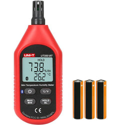 $1074.80 - 1 Pza, Bluetooth, Rango de Humedad 0 a 100%, Temperatura -10 ~ 60, x3 Pilas AAA., MXHIT-001, Empaque: 13X 25X 5 cm, 0.137kg, Envío: 0 Días