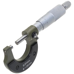 $524.66 - 1 Pza, 0-25mm, 0.01mm, Métrico, Exterior, Mecánico, Metal, Verde., MXMOE-001, Empaque: 15X7X3 cm, 0.250kg, Envío: 0 Días