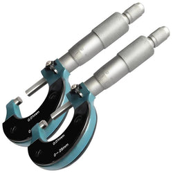 $990.86 - 2 Pzas, 0-25mm, 0.01mm, Métrico, Exterior, Mecánico, Metal, Azul., MXMIA-002, Empaque: 15X7X6 cm, 0.500kg, Envío: 0 Días