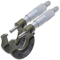 $1049.32 - 2 Pzas, 0-25mm, 0.01mm, Métrico, Exterior, Mecánico, Metal, Verde., MXMOE-002, Empaque: 15X7X6 cm, 0.500kg, Envío: 0 Días