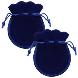 $56.38 - 2Pzas, White, 7x9cm, Terciopelo, Bolsa en Forma de Calabaza., MXYEB-002, Empaque: 8X10X1 cm, 0.01kg, Envío: 0 Días