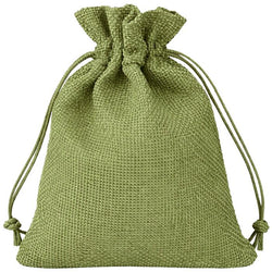 $27.43 - 1Pza, Verde Claro, 10x14cm, Bolsa de Lino Yute., MXJGH-001, Empaque: 11X15X1 cm, 0.01kg, Envío: 0 Días