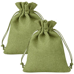 $39.87 - 2Pzas, Verde Claro, 10x14cm, Bolsa de Lino Yute., MXJGH-002, Empaque: 11X15X1 cm, 0.01kg, Envío: 0 Días